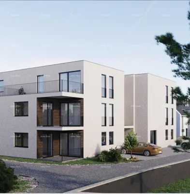 Wohnung 83 m², Kanfanar, Neubau mit überdachter Terrasse
