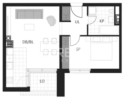 Wohnung zum Kauf in Delnice, 51,6 m²