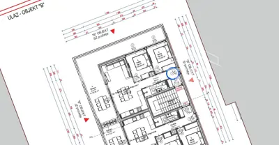 New build in Stara Novalja - 2-bedroom apartment with a large terrace, 1st floor - 2
