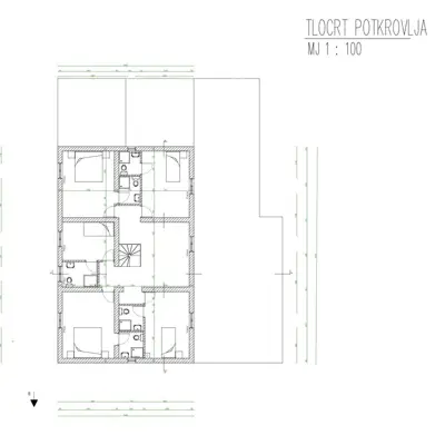 Wohn- und Geschäftsgebäude 800 m², Poreč - 4 Etagen - 5