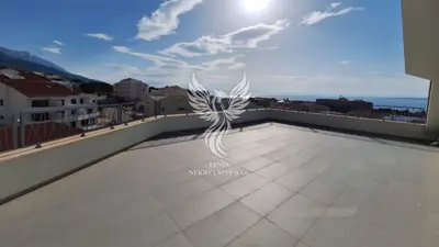 Baška voda, predivan dvoetažni penthouse s pogledom na more - 12
