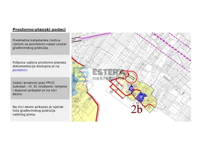 Građevinsko zemljište PRODAJA 1162 m² Sukošan - 2