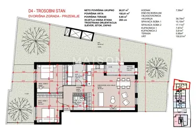Zagreb, Kvatrić - Apartment in high-quality new construction 246,63 m² - 2
