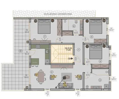 Apartment 122 m², Kaštanjer, Pula - new complex - 8