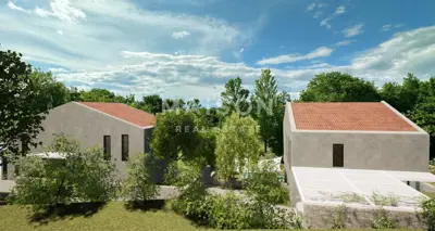 Baugrundstück 565 m², Malinska - Projekt einer Villa mit Pool - 6