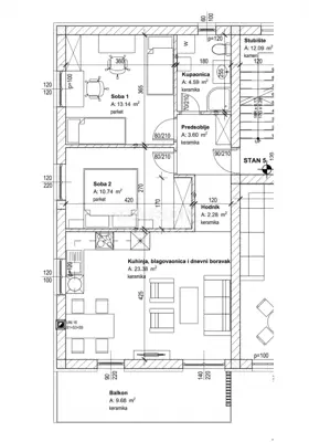 Wohnung zum Kauf in Marčelji, 67,4 m² - 8