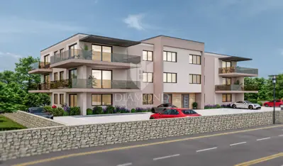 Stan 58 m², Poreč - novogradnja s terasom i spremištem