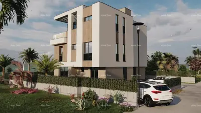 Vila 190 m², Medulin, 200 m od mora i krovni bazen