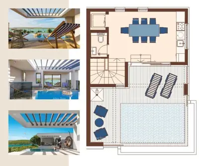 Vila 190 m², Medulin, 200 m od mora i krovni bazen - 14