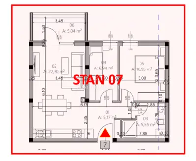 Apartment in Pula, Centar - 2 bedrooms, balcony - 14