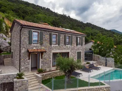 OPATIJA, POLJANE - Authentische Steinvilla mit atemberaubendem Panoramablick! - 2