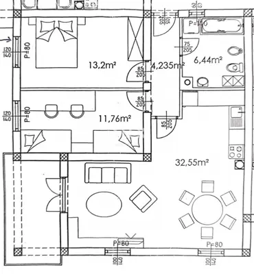 Apartment 77 m², Dražice, Jelenje - quiet location and parking space - 11