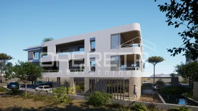 Istra, Umag - moderne Wohnung mit Garten und privatem Pool