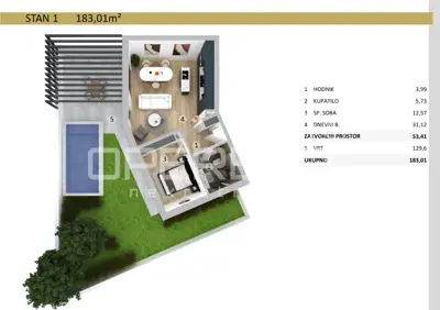 Istra, Umag - moderne Wohnung mit Garten und privatem Pool - 8