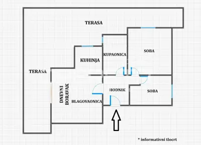 Apartment 74 m², Gajnice - 2 parking spaces and storage room - 17