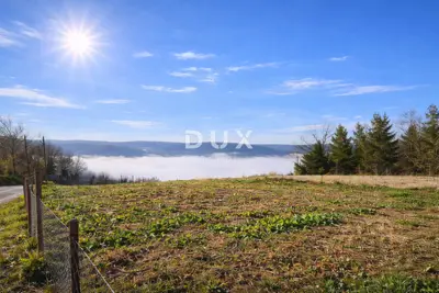 Building plot, Brkač near Motovun - view of Motovun - 2