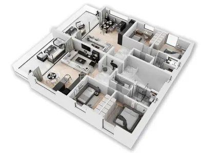 Penthouse 94 m², Bošana, Pag - panoramski pogled na more - 24