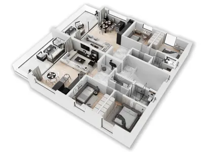 Penthouse 94 m², Bošana, Pag - Panoramablick auf das Meer - 22