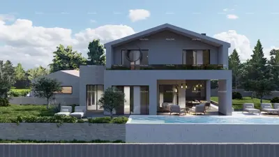 Building plot 1,152 m², Tinjan - building permit - 4