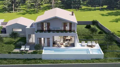 Building plot 1,152 m², Tinjan - building permit - 2