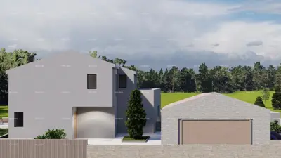 Building plot 1,152 m², Tinjan - building permit - 13
