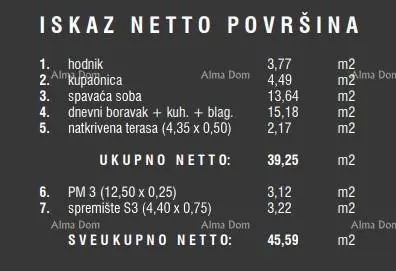 Stan u Štinjanu, 1. kat, terasa i parkirno mjesto - 16