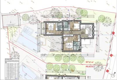 Građevinsko zemljište 637 m², Šumber - starina na parceli - 8