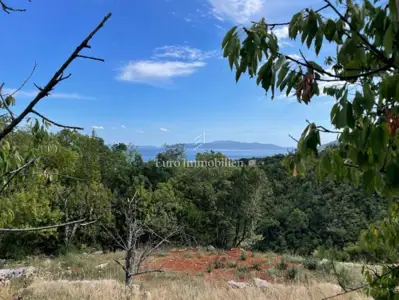Building land, Ičići, sea view and quiet location