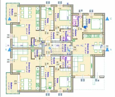 Apartment 57 m², Gornja Drenova, yard and terrace - 10