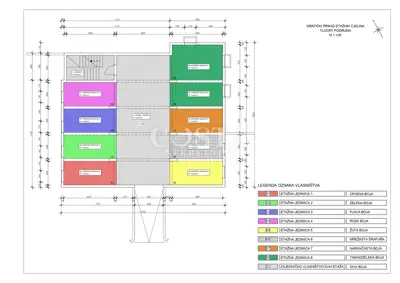Stan 43 m², Crvene kuće - lođa 13 m² i parkirno mjesto - 18