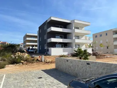 Novalja - apartman s velikom terasom, pogled na more - 13