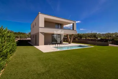 Krk - modern villa with pool and sauna