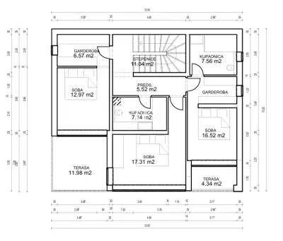 Vila 175 m², Drage - prvi red do mora i bazen - 9