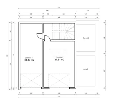 Vila 175 m², Drage - prvi red do mora i bazen - 7