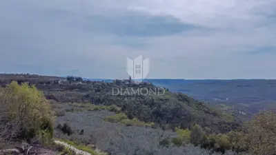 Istra, Grožnjan, plot with panoramic sea views! - 7
