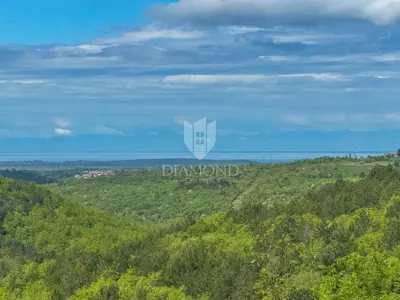 Istra, Grožnjan, plot with panoramic sea views! - 3
