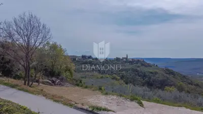 Istra, Grožnjan, plot with panoramic sea views! - 2