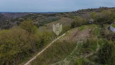 Istra, Grožnjan, plot with panoramic sea views! - 8