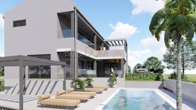 Bauland, Pavićini - Genehmigung und Projekt einer modernen Villa - 3