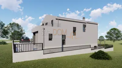 Bauland, Pavićini - Genehmigung und Projekt einer modernen Villa - 5