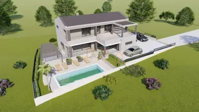 Bauland, Pavićini - Genehmigung und Projekt einer modernen Villa - 10
