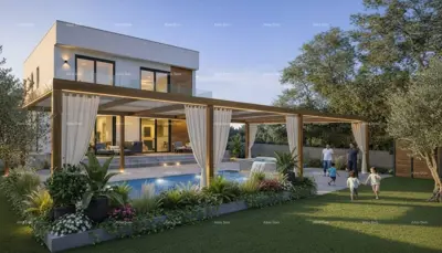 Haus 162 m², Galižana - Pool und Meerblick - 7
