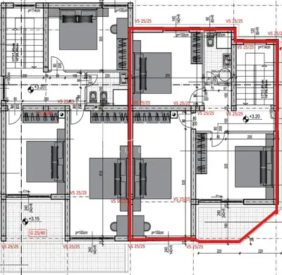 Wohnung 153,7 m², Matulji - Dachterrasse mit Meerblick - 8