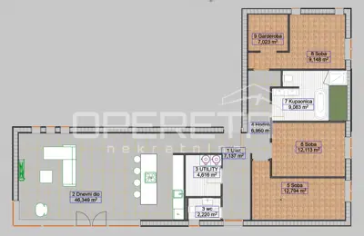 House 143 m², Labin - quiet location near the old town center - 9