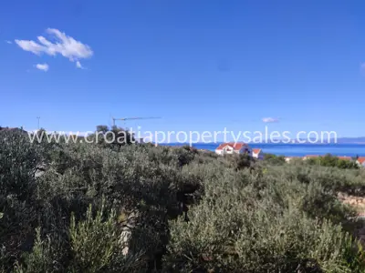Baugrundstück 930 m², Otok Brač, Meerblick - 8