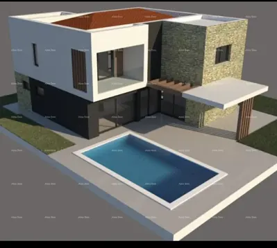 House 206 m², Duga Uvala - shell construction - 2
