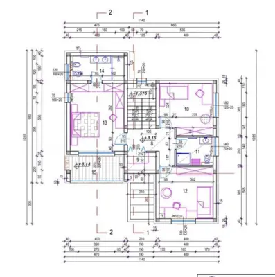 House 206 m², Duga Uvala - shell construction - 4