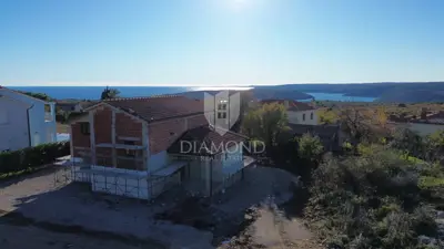 Kuća 150 m², Labin - bazen i pogled na more