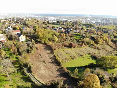 Building land 4 897 m², Bizek, panoramic view