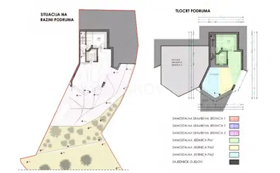 Penthouse 103 m², Okrug Gornji, 100 m from the sea and panoramic view - 18